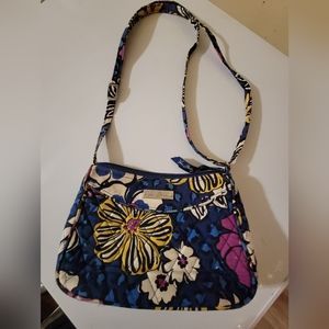 VERA BRADLEY Retired African Violet crossbody purse.